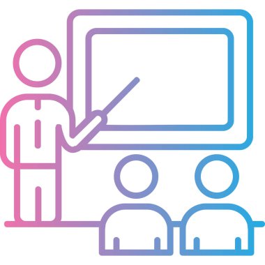 Modern simgenin vektör illüstrasyonu