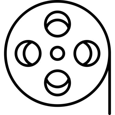 video. Web simgesi basit illüstrasyon