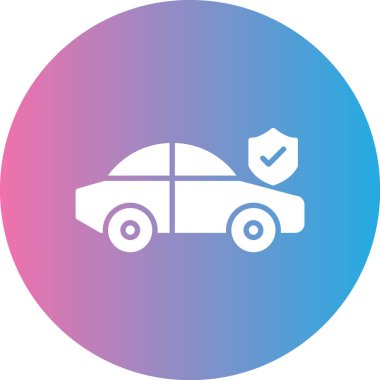 araba simgesi, vektör illüstrasyonu