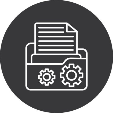 dosya simgesi, vektör illüstrasyonu