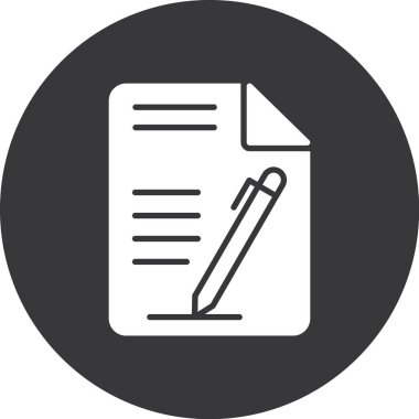 Dosya vektör simgesi modern basit vektör illüstrasyonu