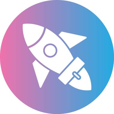 Roket simge vektör çizim