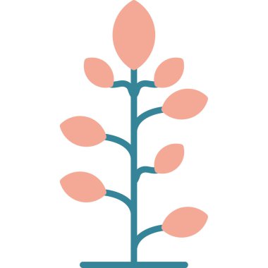 bitki simgesi vektör illüstrasyonu