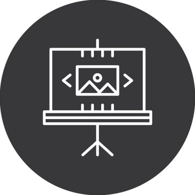 Modern eğitim ikonunun vektör illüstrasyonu