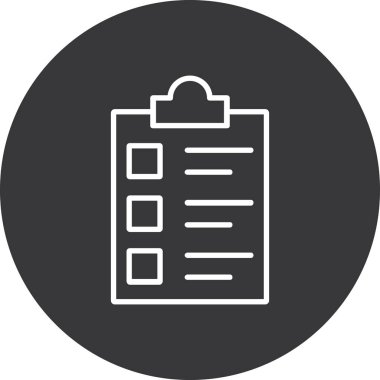 belge simgesi, vektör çizimi