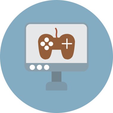 oyun simgesi vektör çizimi