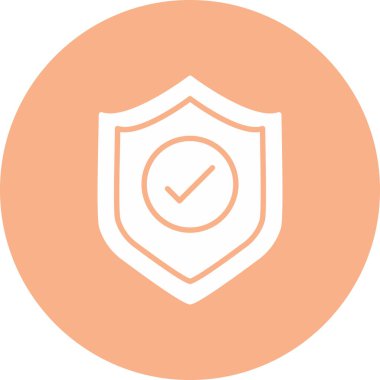 kalkan ikon vektör illüstrasyonu