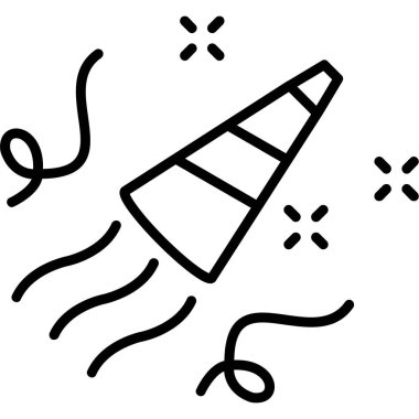 Yaz Sahil ikonu, vektör illüstrasyonu