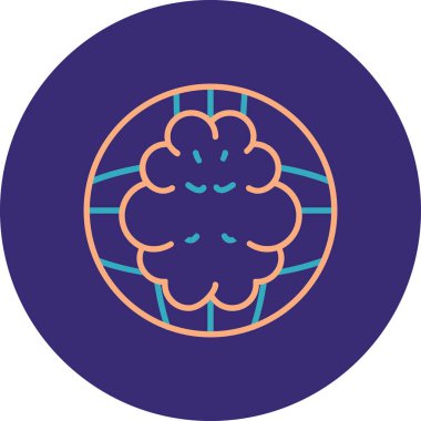 Üzüm simgesinin vektör illüstrasyonu