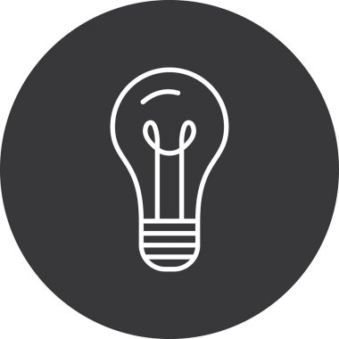 ampul vektör simgesi