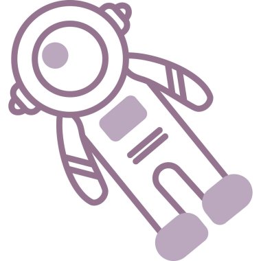 uzay astronot uzay giysisi simgesi