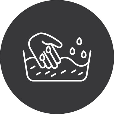 el simgesi vektör illüstrasyonu