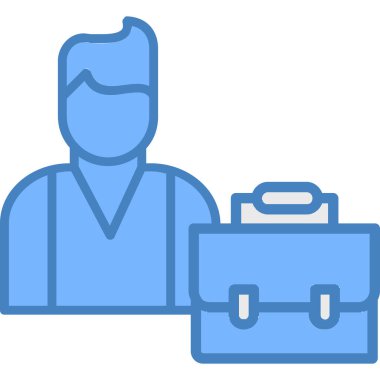 Çanta. Web simgesi basit illüstrasyon