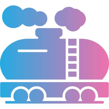 tren simgesi vektör illüstrasyonu