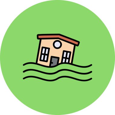 ev simgesi vektör illüstrasyonu