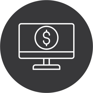 izleyici ikon vektör illüstrasyonu