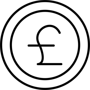 para birimi simgesi vektör illüstrasyonu