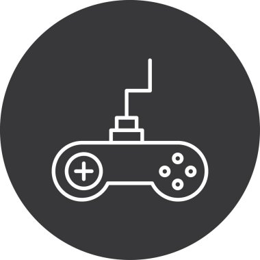 Oyun simgesinin vektör illüstrasyonu