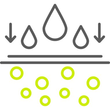 yağmur damlası vektör simgesi biçimi