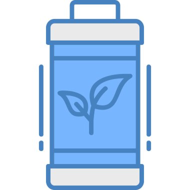 Pil. Web simgesi basit illüstrasyon