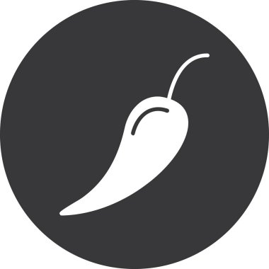 Biber. Web simgesi basit illüstrasyon