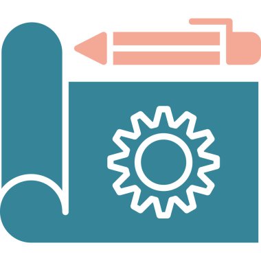 Teçhizat Web simgesi basit illüstrasyon