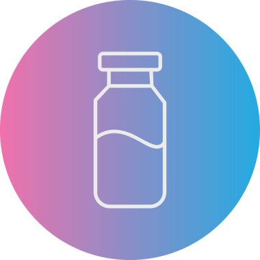 Şişe simgesinin vektör illüstrasyonu