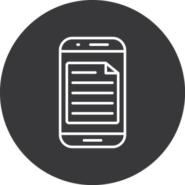 belge simgesi, vektör çizimi