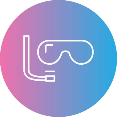 gözlük ikonu vektör illüstrasyonu