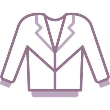 Ceket simge vektör çizim