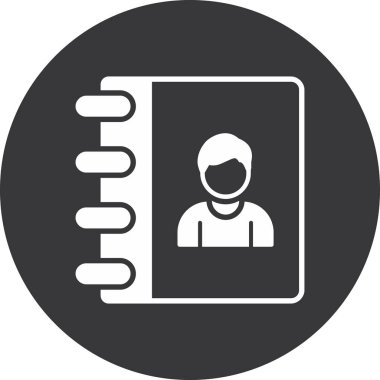 Bir kadın simgesinin vektör illüstrasyonu