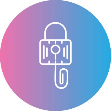 ikon vektör illüstrasyonunu kilitle