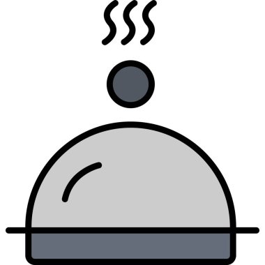 Sıcak buhar vektörü simgesi