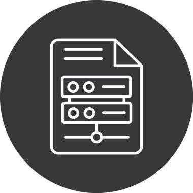 Dosya. Web simgesi basit illüstrasyon