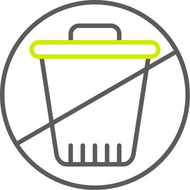 Çöp tenekesi. Basit tasarım