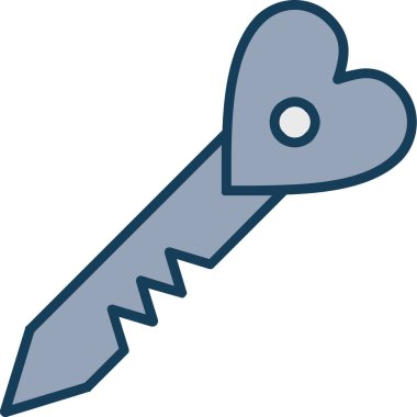 Tornavida. Web simgesi basit illüstrasyon