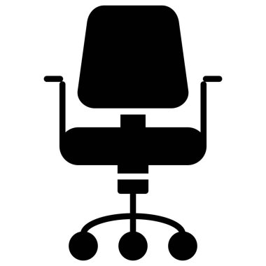 Koltuk simge. Koltuk vektör simgesi web için basit örnek