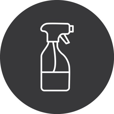 Sprey şişe simgesinin vektör illüstrasyonu