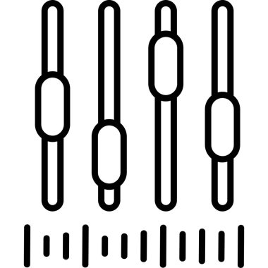 barkod vektör simgesi