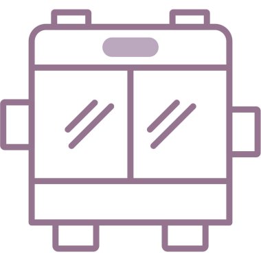 Yazıcı simgesi, vektör illüstrasyonu