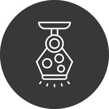 şişe cam ikonu ana hatlarıyla iç