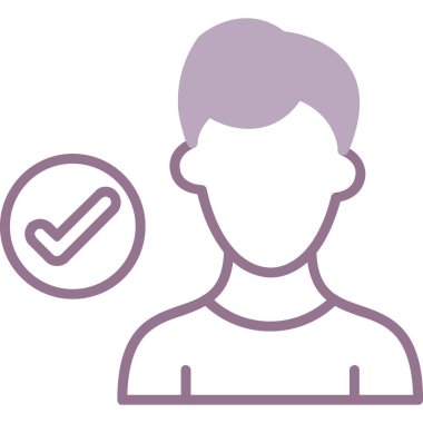 erkek avatar simgesi vektör illüstrasyonu