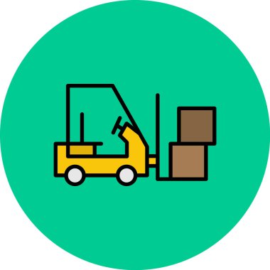 Taşıma simgesinin vektör illüstrasyonu