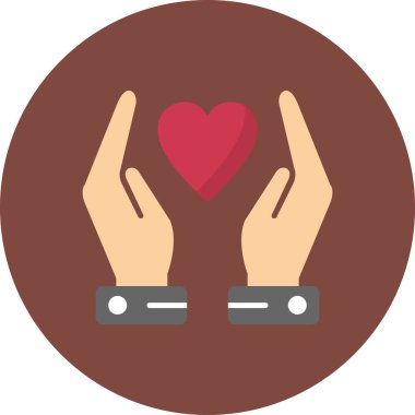 Kalp simgesini tutan eller