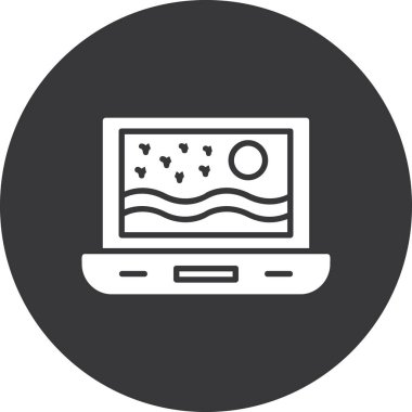 seo modern simgesinin vektör illüstrasyonu