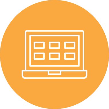 Seo simgesinin vektör illüstrasyonu