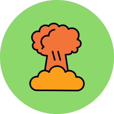 patlama simge vektör çizim