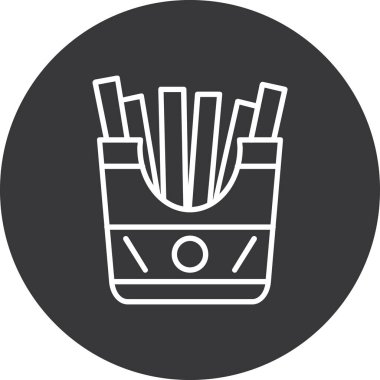 Gıda simgesinin vektör illüstrasyonu