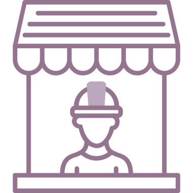 simge vektör illüstrasyonunu sakla