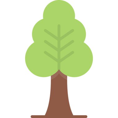 Ağaç bitkisi ekoloji simgesi